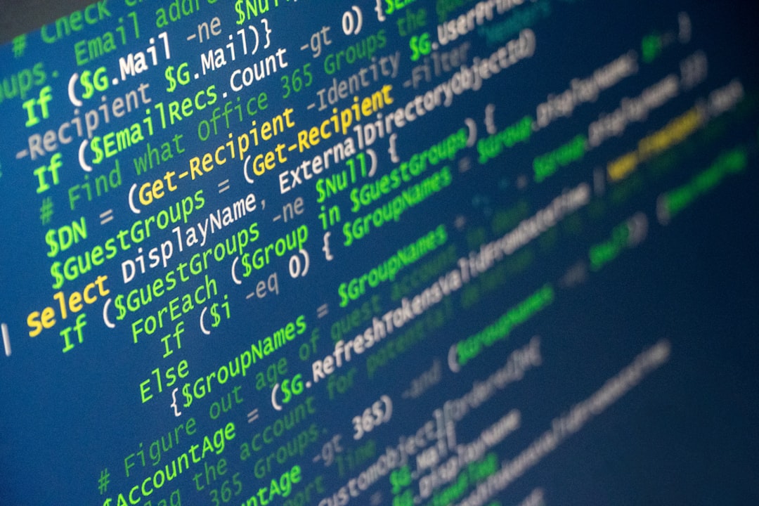 Software development on screen
